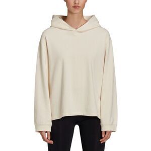 Adidas Y-3 GT5314 Womens Undyed Floral Cotton Long Sleeve Pullover Hoodie NCL628